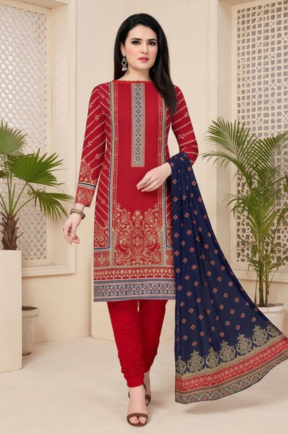 3PC PRINTED LAWN SUIT SR-135 - Rangoli Store