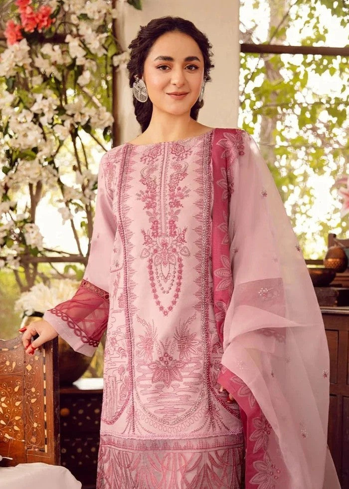 3 PC EMBROIDERED LAWN SUIT - RO-64