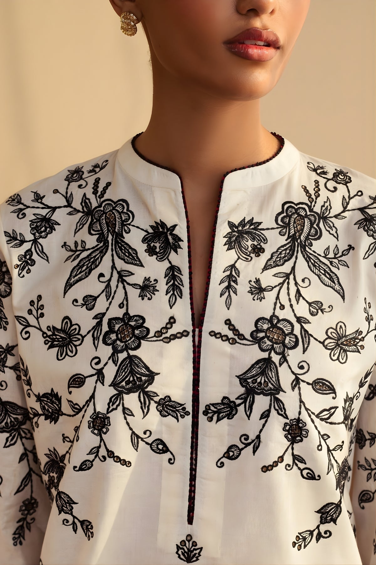3PC LAWN EMBROIDERED SUIT SR - 499
