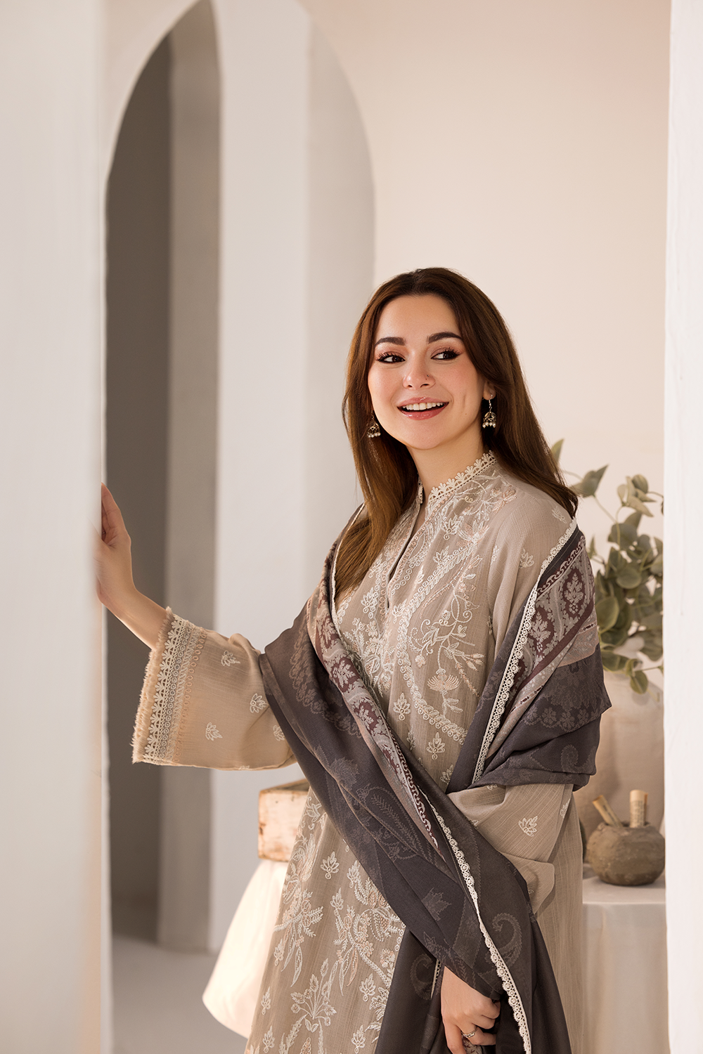 3PC LAWN EMBROIDERED SUIT SR - 505