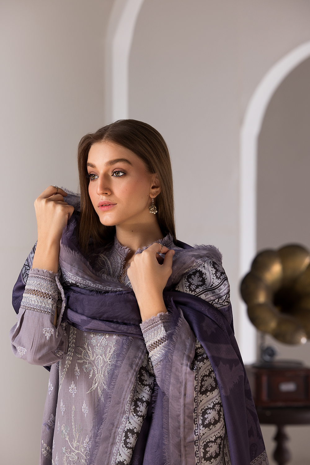 3PC LAWN EMBROIDERED SUIT SR - 506