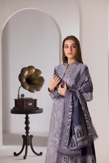 3PC LAWN EMBROIDERED SUIT SR - 506