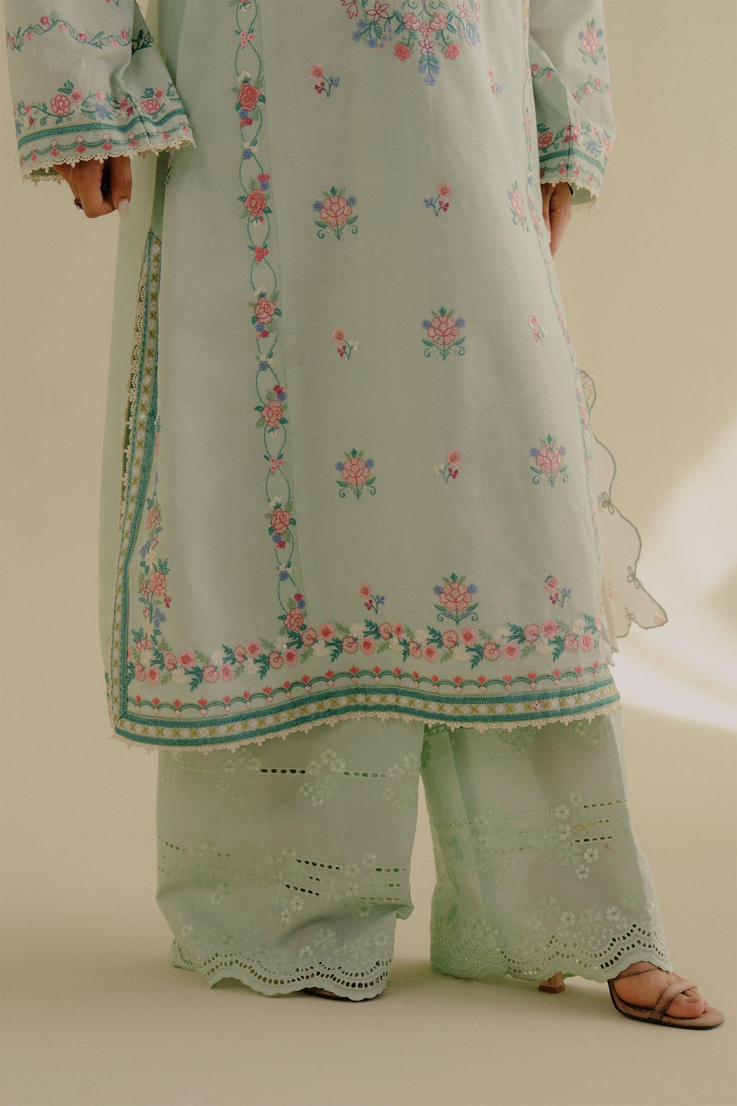 3PC LAWN EMBROIDERED SUIT SR - 504