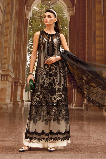 3PC EMBROIDERED LAWN SUIT - SR-686