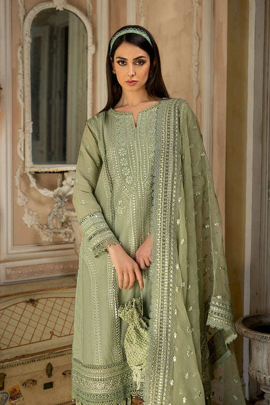 3PC EMBROIDERED LAWN SUIT - SR-459
