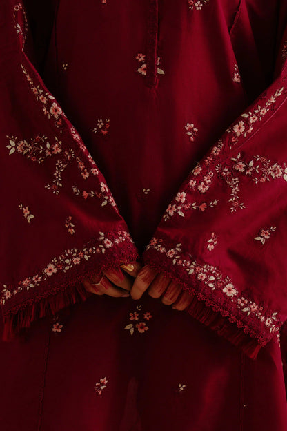 3PC LAWN EMBROIDRED SUIT SR - 475