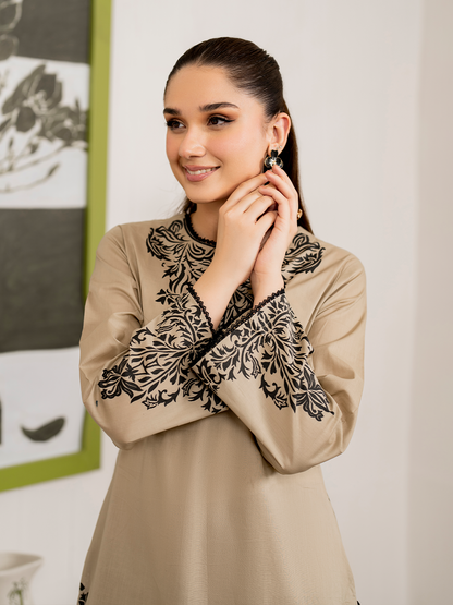3PC EMBROIDERED LAWN SUIT - SR-354
