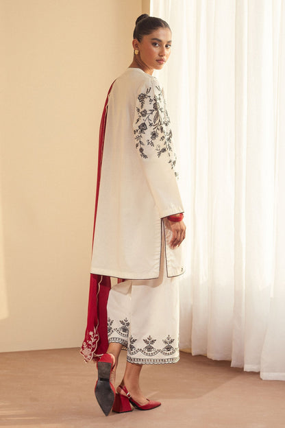 3-PC LAWN EMBROIDERED SUIT SR - 499