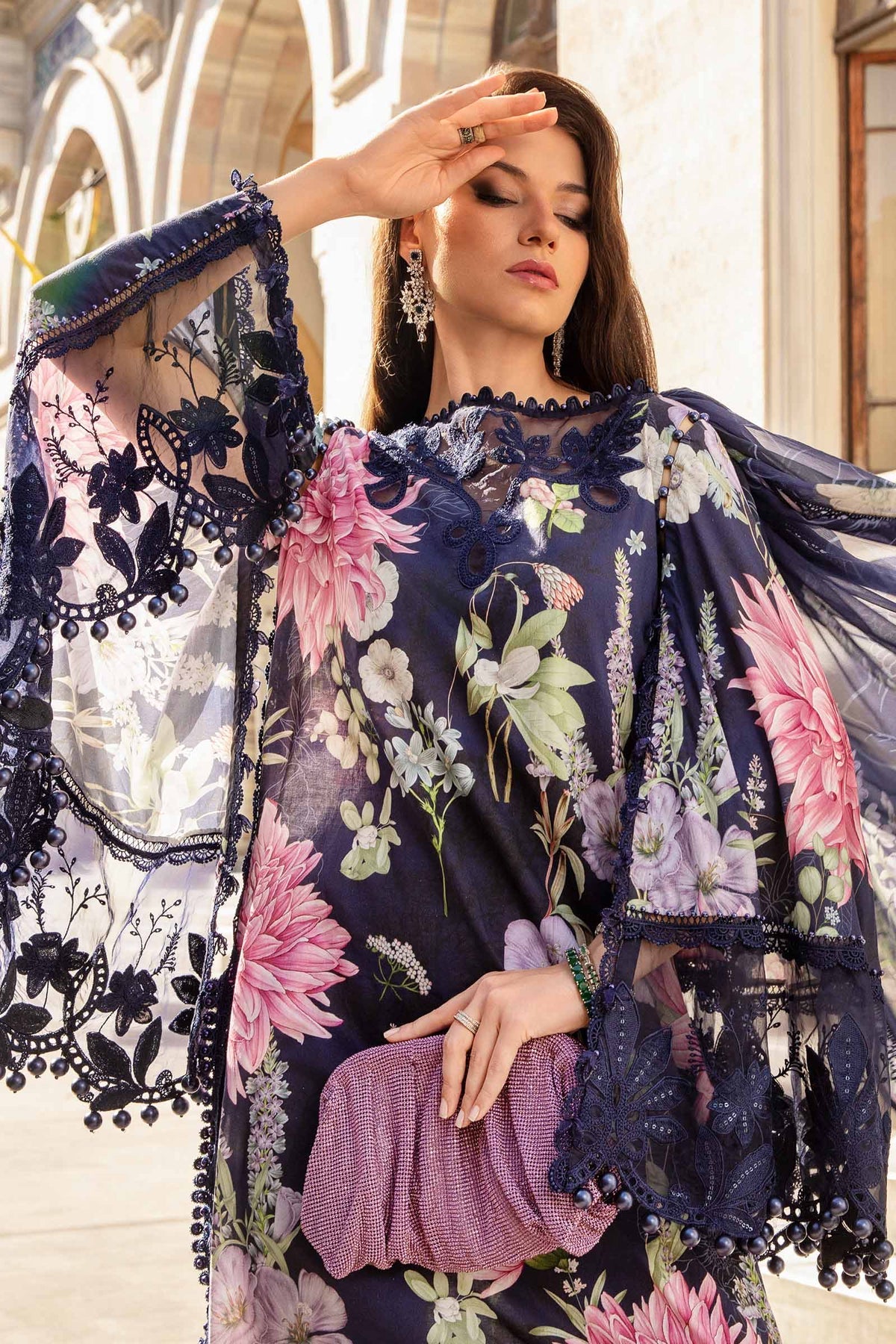 3PC DIGITAL PRINTED KHADDAR DRESS RO - 436