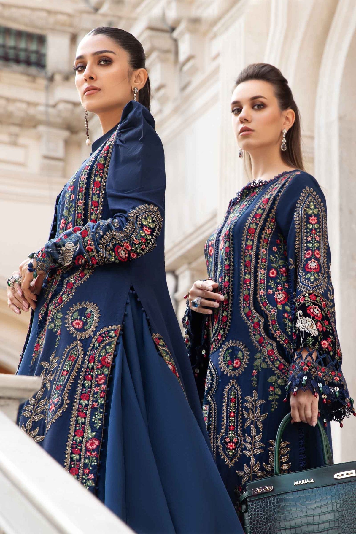 3PC EMBROIDERED LAWN SUIT - SR-391