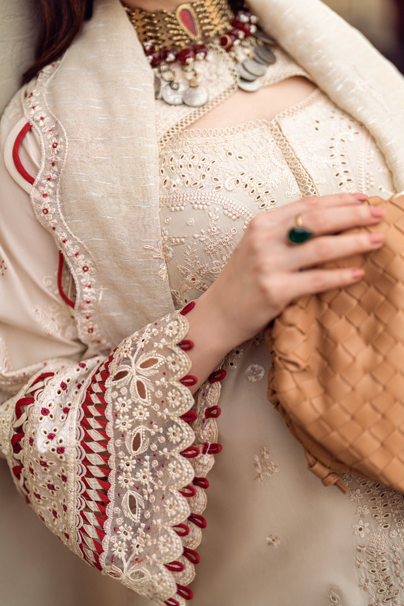 3PC LAWN EMBROIDERED SUIT SR - 507