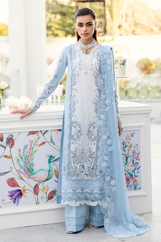 3PC EMBROIDERED LAWN SUIT - SR-501