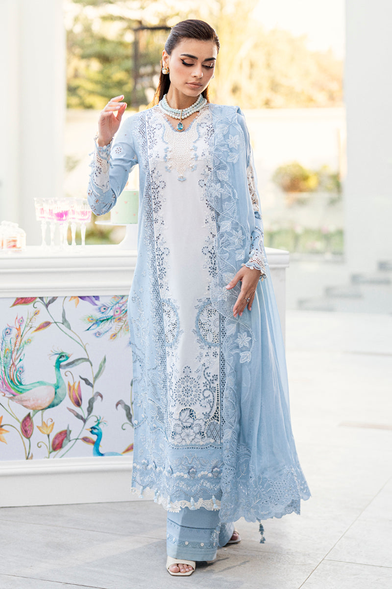 3PC EMBROIDERED LAWN SUIT - SR-501