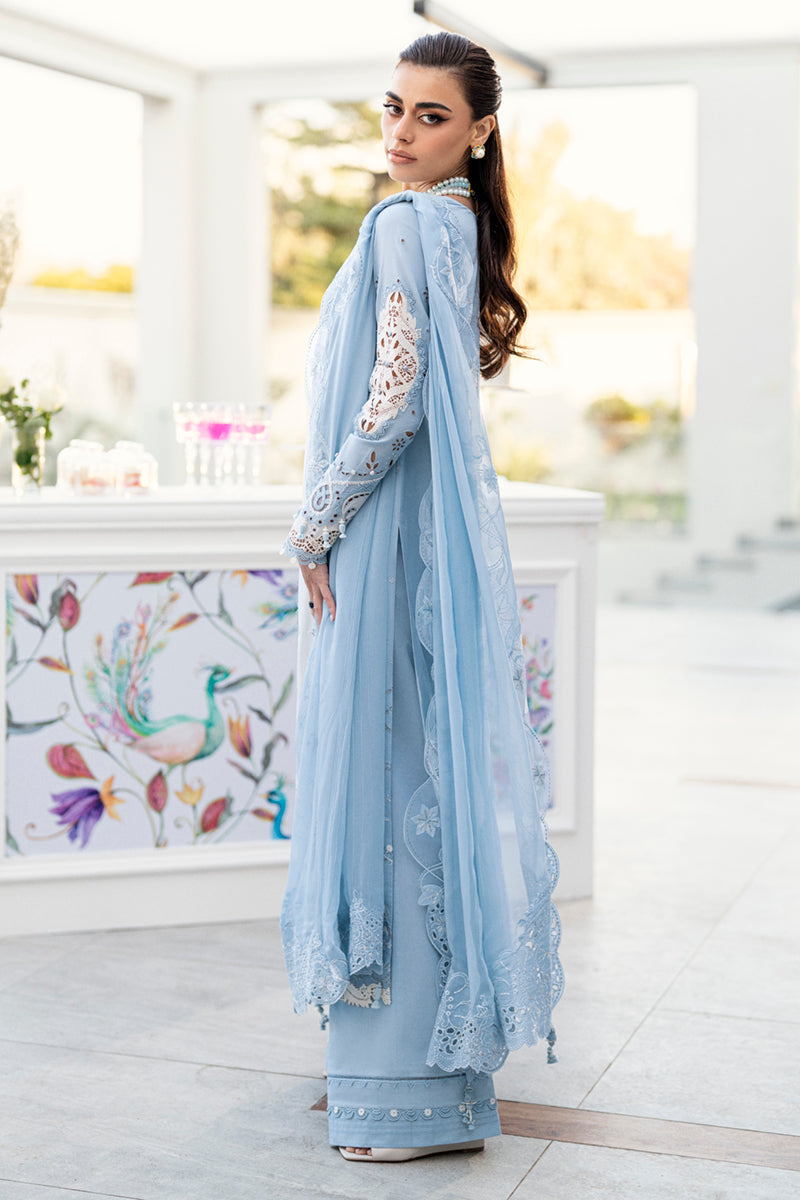 3PC EMBROIDERED LAWN SUIT - SR-501