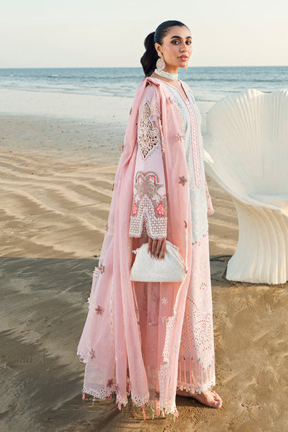 3PC EMBROIDERED LAWN DRESS - SR-468