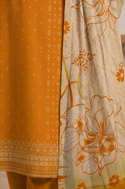 3PC PRINTED LAWN SUIT SR-116