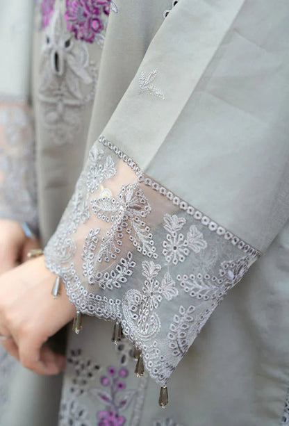 3PC EMBROIDERED LAWN SUIT - SR-515