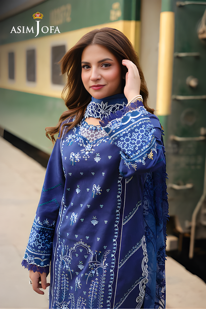 3PC EMBROIDERED LAWN SUIT - SR-665