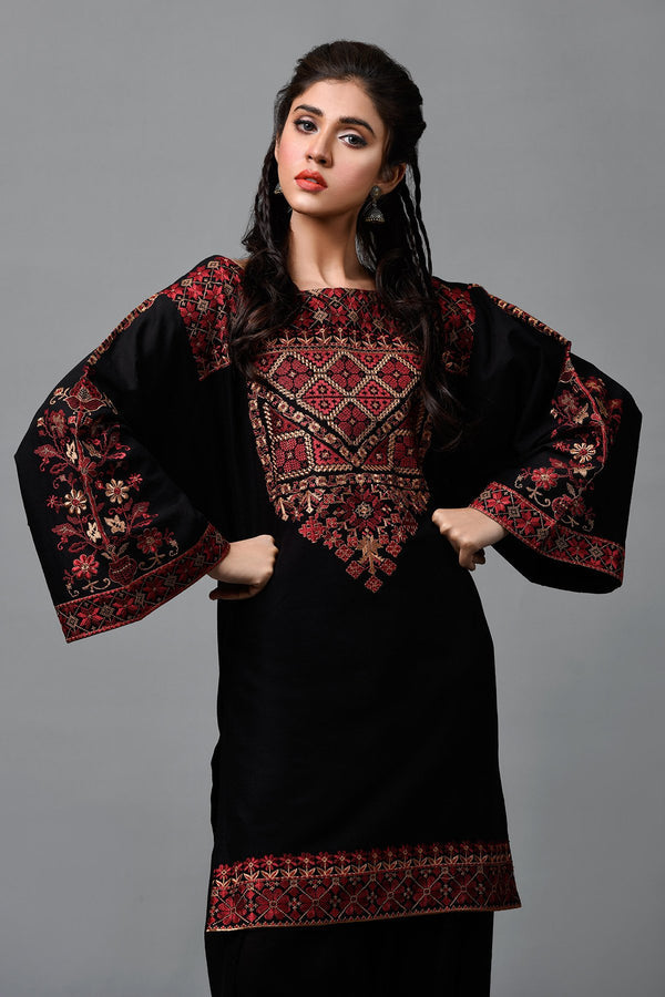 3PC EMBROIDERED LAWN SUIT - RO-152