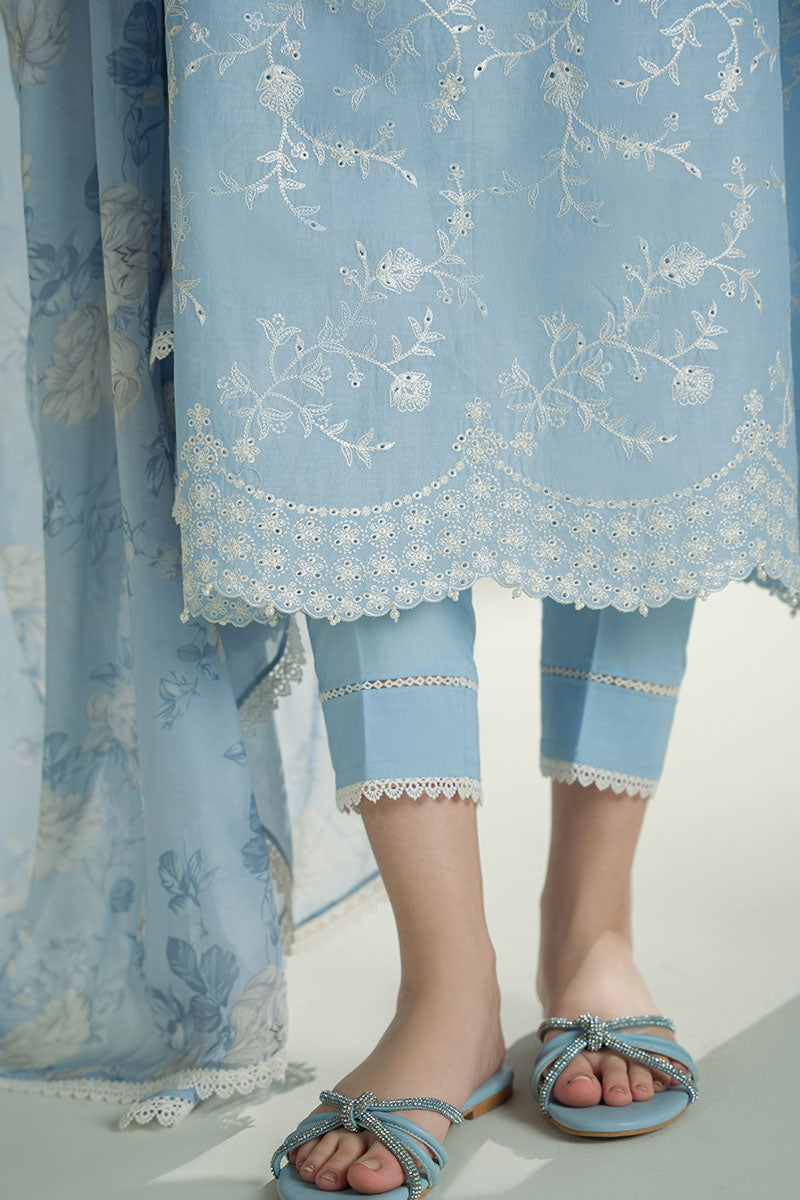 3PC LAWN EMBROIDERED SUIT SR - 513