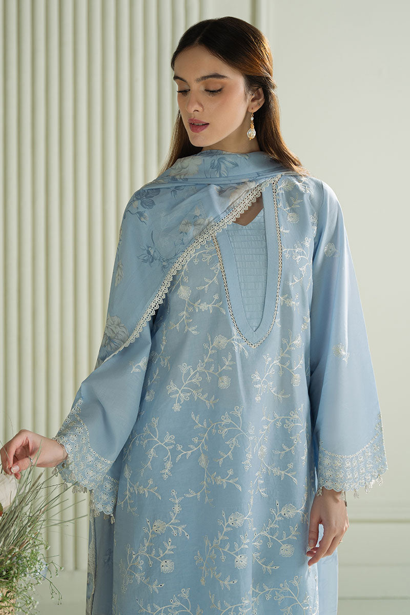 3PC LAWN EMBROIDERED SUIT SR - 513