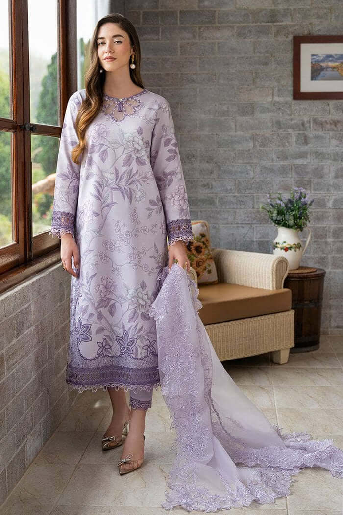 3 PC DIGITAL PRINTED LAWN SUIT - RO-175