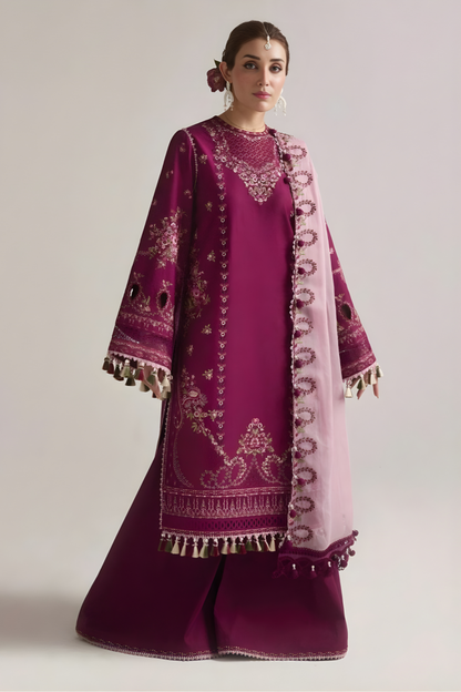 3PC EMBROIDERED LAWN SUIT - SR-662