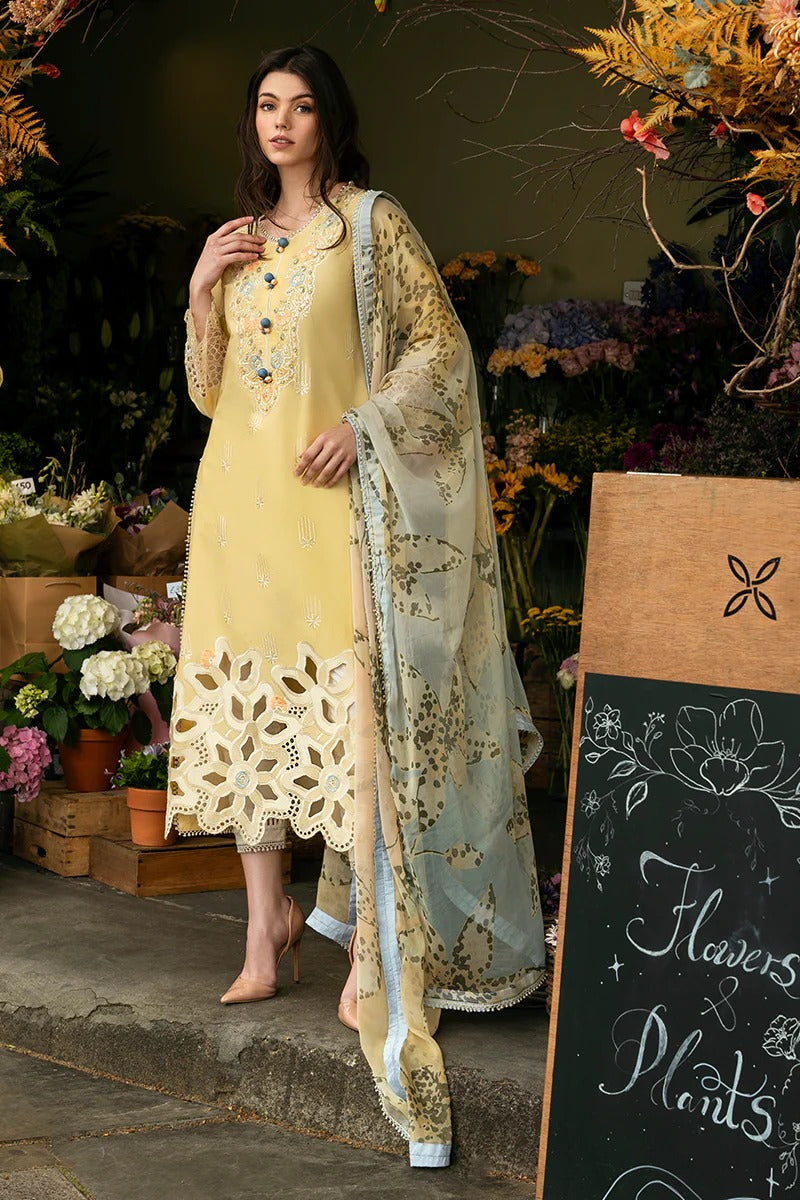 3PC EMBROIDERED LAWN SUIT - SR-167
