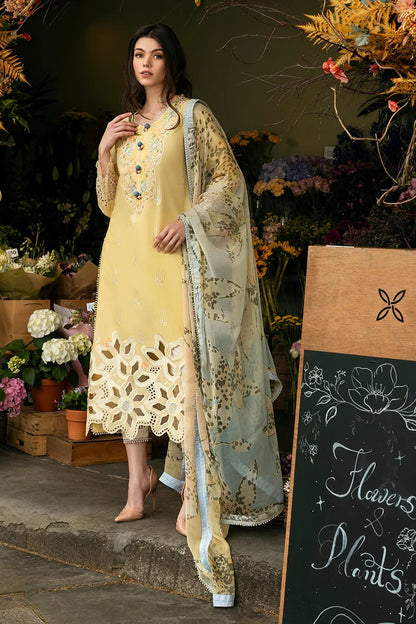 3PC EMBROIDERED LAWN SUIT - SR-167