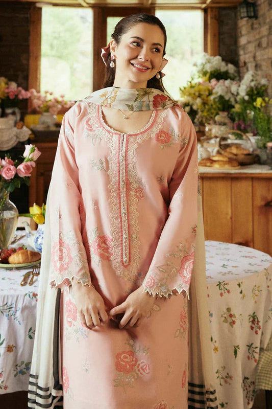 3PC EMBROIDERED LAWN SUIT - SR-481