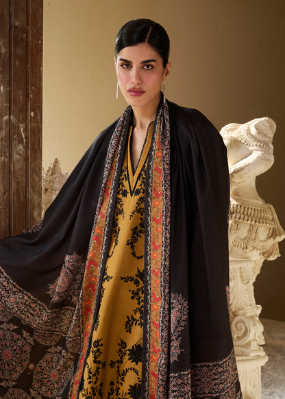 3PC EMBROIDERED DHANAK DRESS RO-781